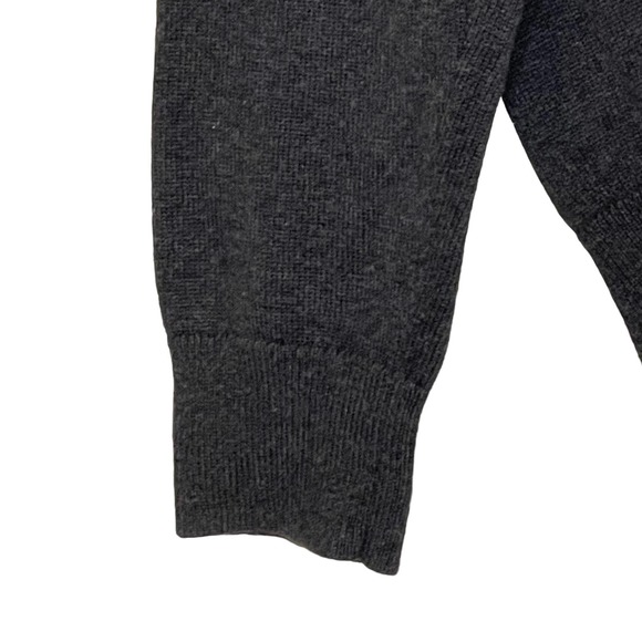 Gap Shawl Collar Sweater Size Medium Gray With Burgundy Blue Yellow Stripes Mens - Picture 3 of 6